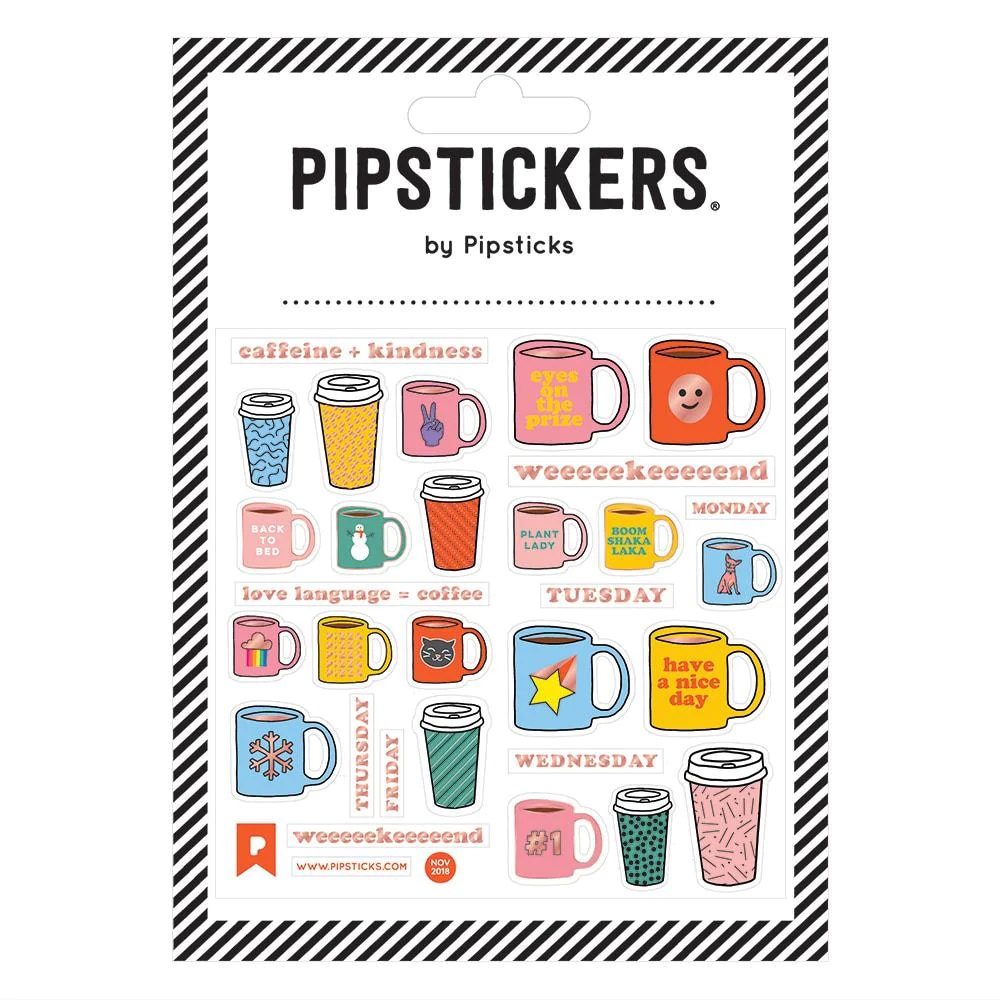 Pipsticks, Stickers, Art & School, Approximately 4"x4", Airheads, 620165